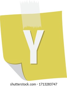 initial letter y in paper