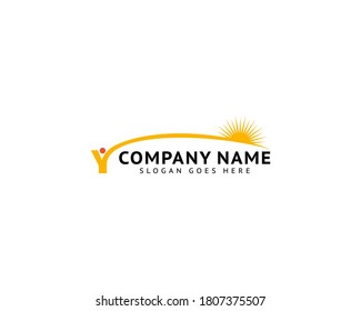 Initial Letter Y People Logo Design