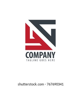 Initial Letter YC Design Logo