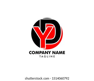 Initial Letter YD Logo Template Design