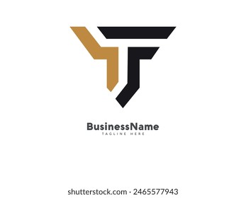 Initial letter yf logo icon design