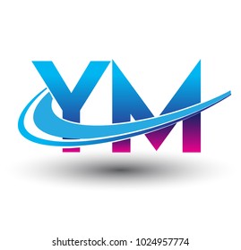 Initial Letter Ym Logotype Company Name Stock Vector (Royalty Free ...