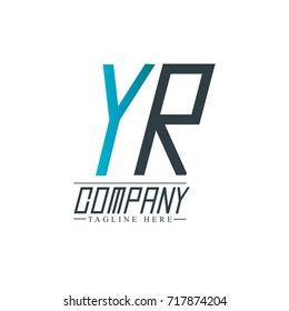 Initial Letter YR Design Logo Template
