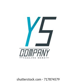 Initial Letter YS Design Logo Template