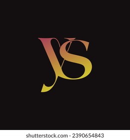 Initial Letter YS Logo Design Outstanding Creative Modern Symbol Sign