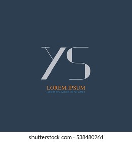 initial letter Ys logo design for company identity