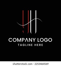 Leyenda inicial Diseño de logotipo YU Signo de símbolo creativo moderno