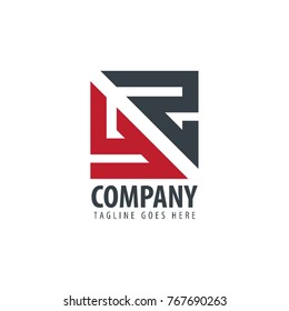 Initial Letter YZ Design Logo