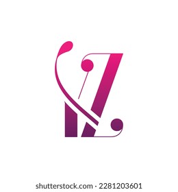 Initial Letter YZ Logo. YZ Letter Design Vector Illustration.