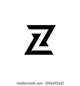 Initial letter Z with arrow for business logo design