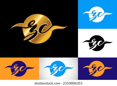 Initial Letter Z C Logo Design Vector. Graphic Alphabet Symbol For Corporate Business Identity