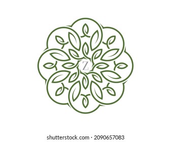 initial letter Z Elegant Floral Logo Vector Design illustrations Template. 
Vector Logo design for natural products, flower shop, cosmetics, Organic, ecology concepts, health, spa.