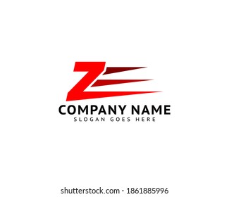 Initial Letter Z Fast Design Logo