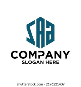 Initial letter Z A G logo vector design template