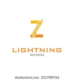 Plantilla de diseño del logotipo del icono luminoso de la letra inicial Z