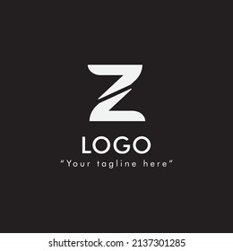 Initial Letter Z linked Logo. Usable for Business and Branding Logos. Flat Vector Logo Design Template Element