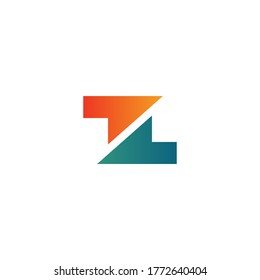 initial letter Z logo and arrow design template