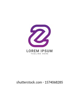 Initial letter Z logo design template elements