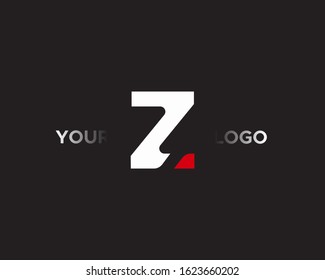 Initial Letter Z Logo Design template with Red color
