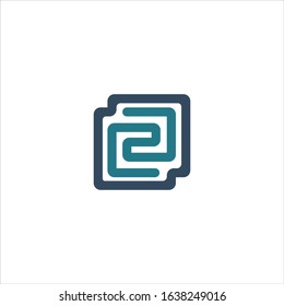 Initial letter z logo design template