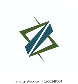 Initial letter z logo design template