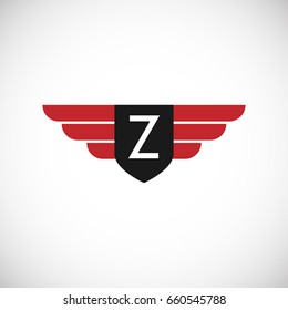 Initial Letter Z logo design, vector icon template for professional branding and business.