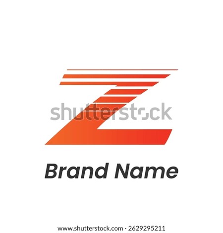  Initial letter Z logo design or alphabet logo design symbol