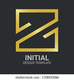 Initial Letter Z Logo Icon Creative Design Template