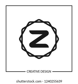 Initial Letter Z Logo Template Vector Design