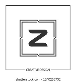 Initial Letter Z Logo Template Vector Design