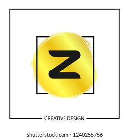 Initial Letter Z Logo Template Vector Design