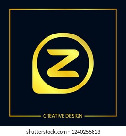 Initial Letter Z Logo Template Vector Design