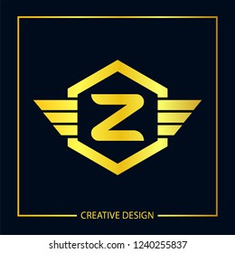 Initial Letter Z Logo Template Vector Design