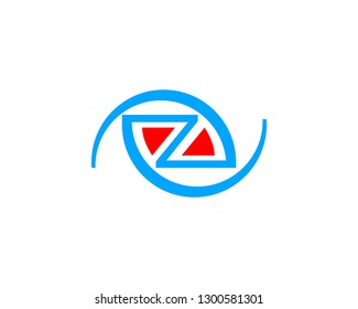 Initial letter Z logo template design