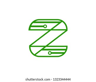 Initial letter Z logo template design