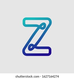 initial letter Z logo template for company and business