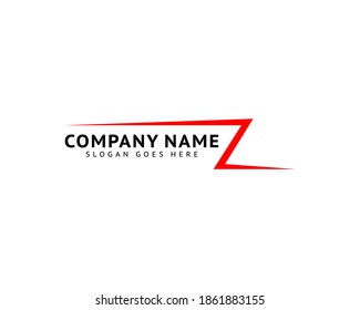 Initial letter Z logo template design