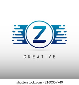 Initial Letter Z Logo Template Design. Creative Letter Z Logo Design.