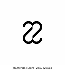 Initial letter Z with love symbol combination logos