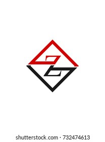initial letter Z red black