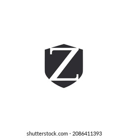 Initial letter Z template logo design