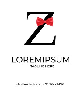 initial letter Z tie logo concept