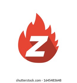 initial letter Z vector logo template