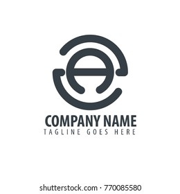 Initial Letter Za Design Logo