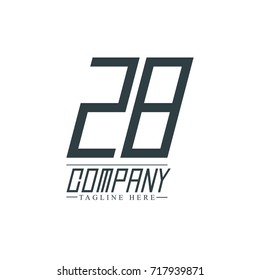 Initial Letter ZB Design Logo Template