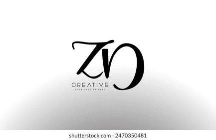 Initial Letter ZD logotype company name monogram design for Company and Business logo.