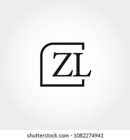 Initial Letter ZL Logo Template