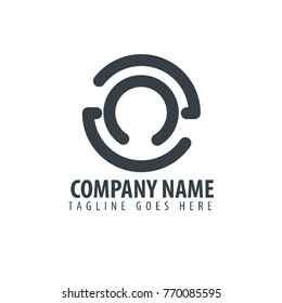 Initial Letter ZN Design Logo