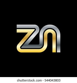 Initial Letter ZN Linked Design Logo