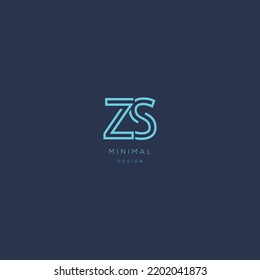 Initial letter ZS minimal vector design